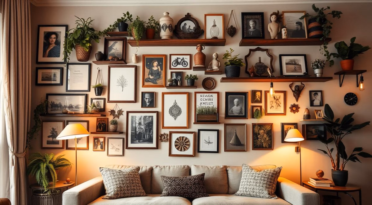 Paredes que Contam Histórias: Decoração com Fotos e Posters - inspiração
