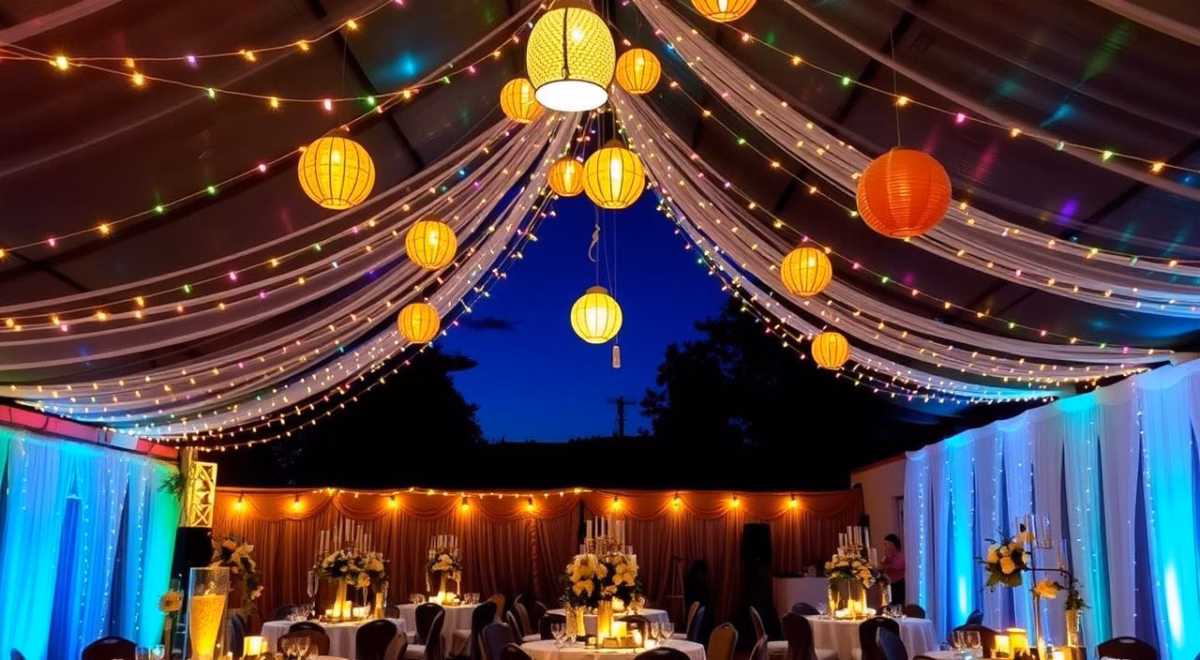 Decoração de Festa Suspensa: Crie um Cenário Mágico e Inovador - inspiração