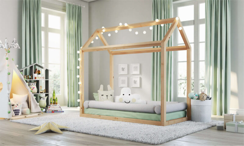 Quarto Montessoriano: Estimulando a Autonomia com Decoração Minimalista e Acessível - inspiração