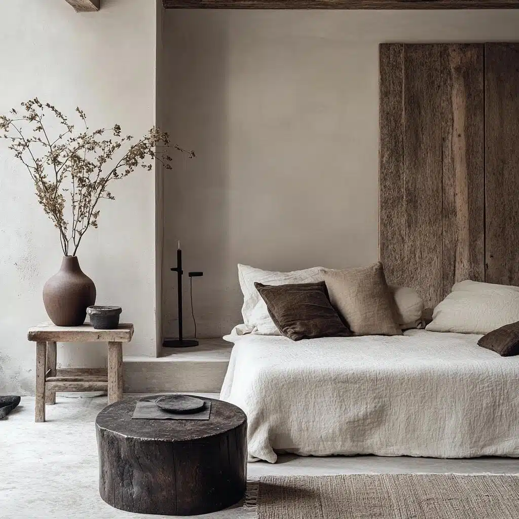 Wabi-Sabi na Parede: Texturas e Cores que Contam Histórias - ideia