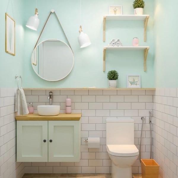 Banheiro pequeno decorado: 45 ideias ...