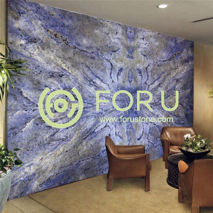 Revestimento de Parede com Granito Exótico: Uma Obra de Arte Natural - detalhe