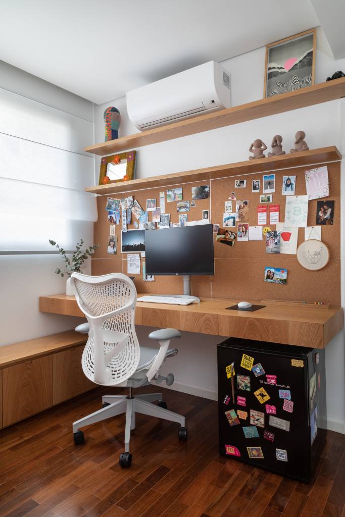 Home Office Funcional com Pallet: Sustentabilidade e Estilo - detalhe