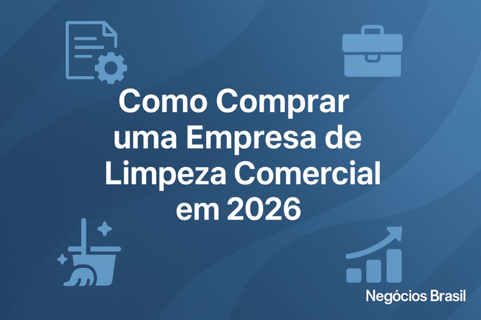 Comprar uma Empresa de Limpeza Comercial