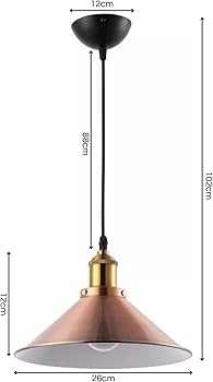 Luminária Pendente de Cobre: Elegância Industrial - inspiração