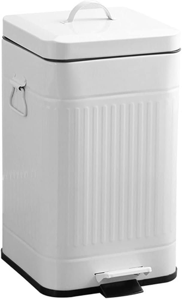 Lixeira com Design Retrô: Um Toque de Nostalgia Charmoso - detalhe