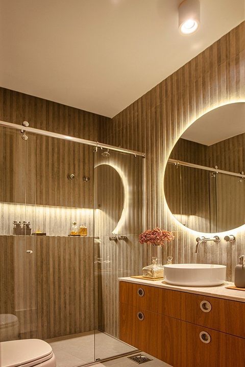 Nichos Esculpidos na Própria Parede: Minimalismo Elegante - inspiração