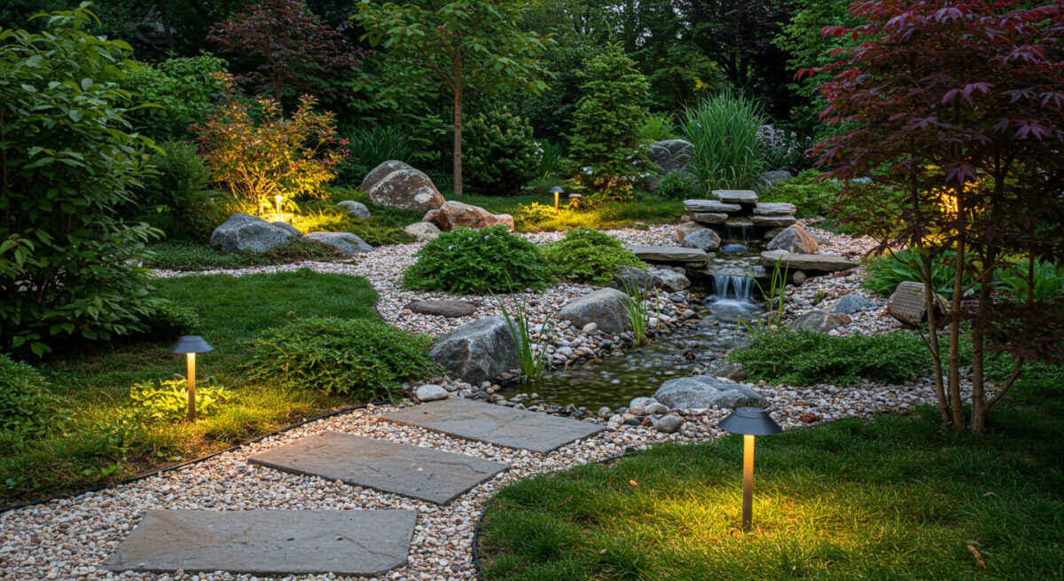 Jardim Vertical com Pedras Ornamentais: Uma Parede Cheia de Charme e Vida - ideia