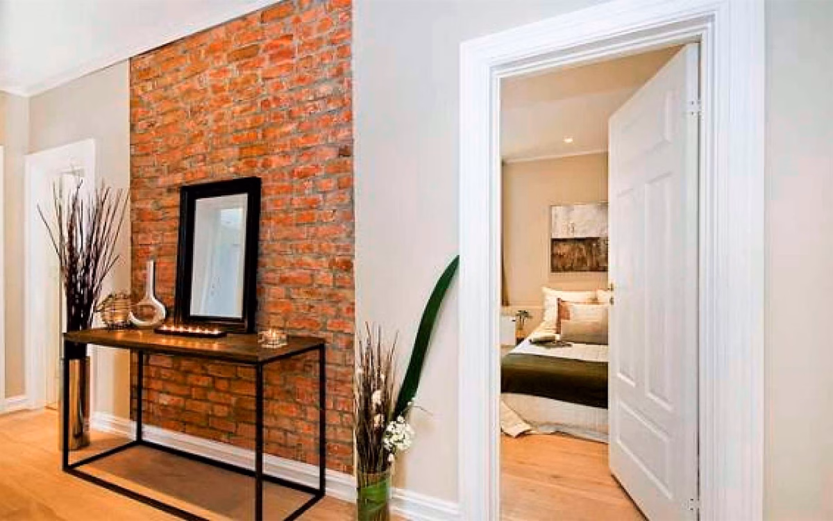 Brancura Elegante: Tijolinho Pintado para Ampliar e Iluminar - ideia