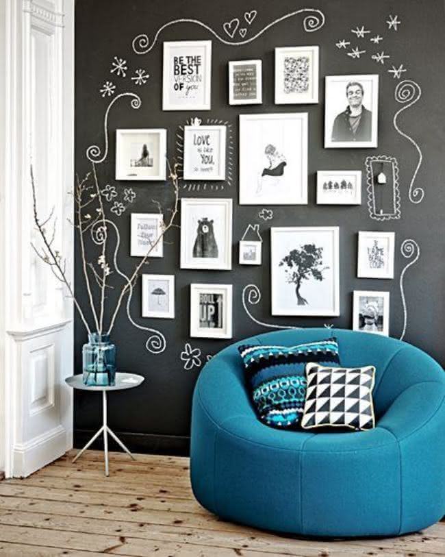 Minimalista Chic: Detalhes em Lousa para um Toque Moderno - ideia