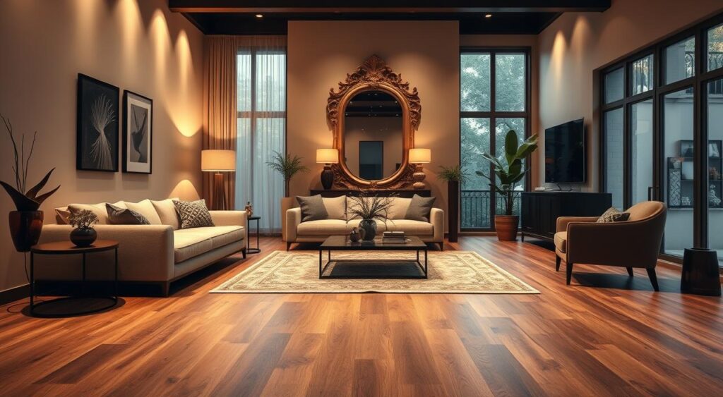 Design Moderno: Piso Vinílico em Tons de Cinza para um Toque Urbano - ideia