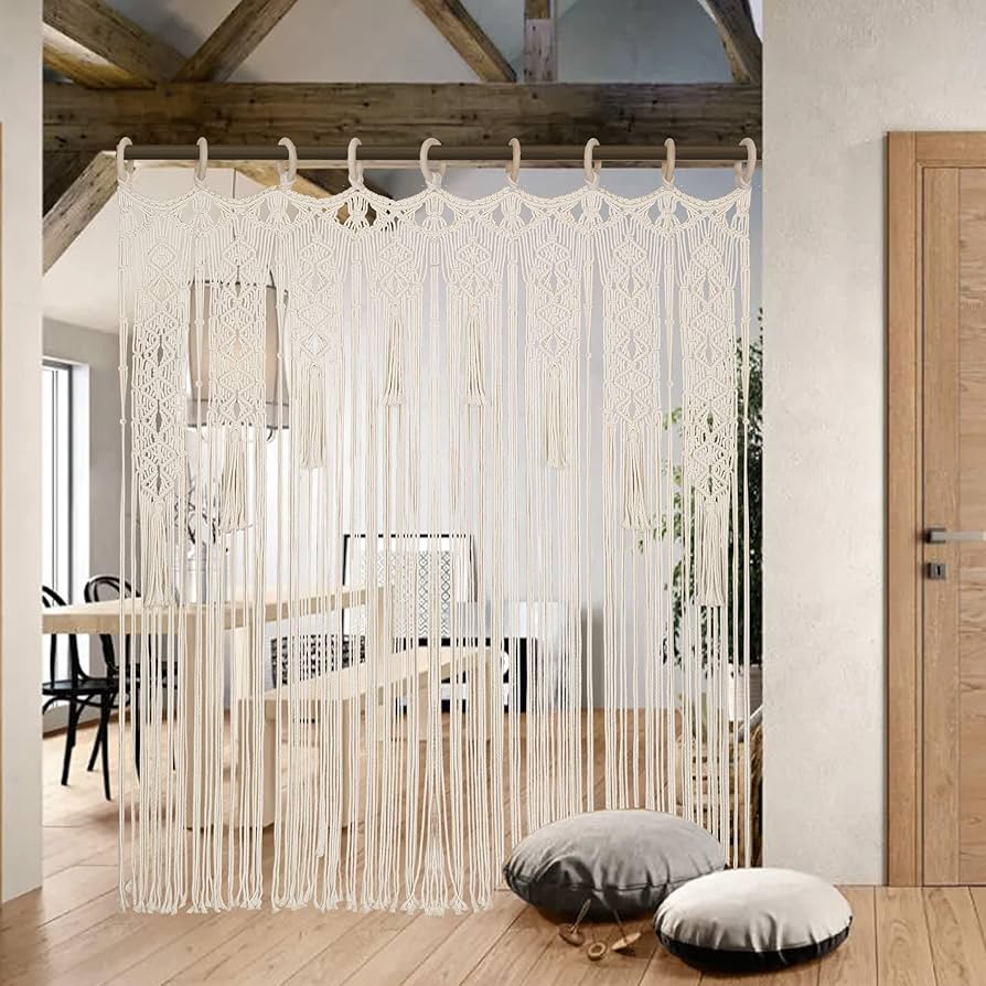 Porta com Detalhes em Macramê: Boemia e Delicadeza - inspiração