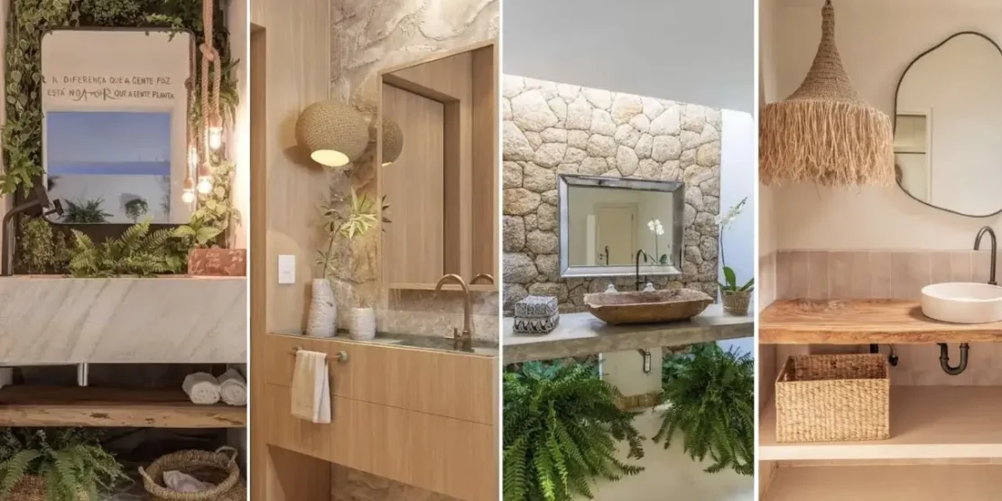 Boho Chic: Mistura de Texturas, Cores e Elementos Naturais - ideia