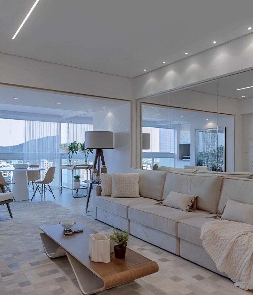 Com Espelhos Amplos: Espaço e Sofisticação Multiplicados - inspiração