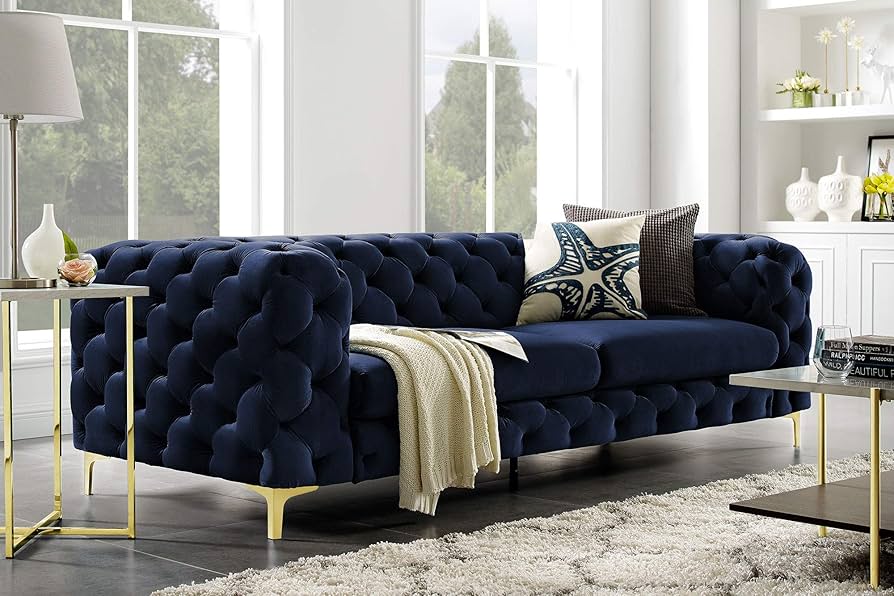 Sofá de Veludo: Elegância e Sofisticação ao Seu Alcance - inspiração