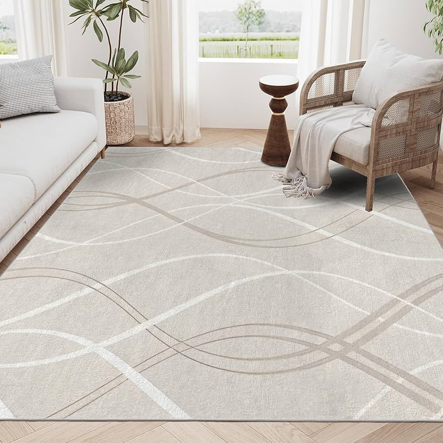 Minimalismo Chic: Tapetes Lisos em Tons Neutros para uma Sala Elegante e Relaxante - inspiração