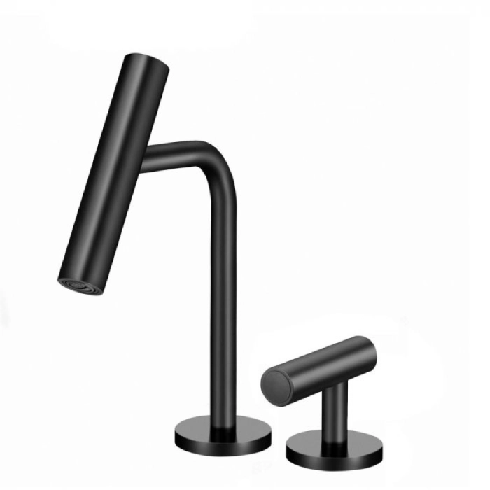 Torneira Monocomando Preta: Modernidade e Atitude - detalhe