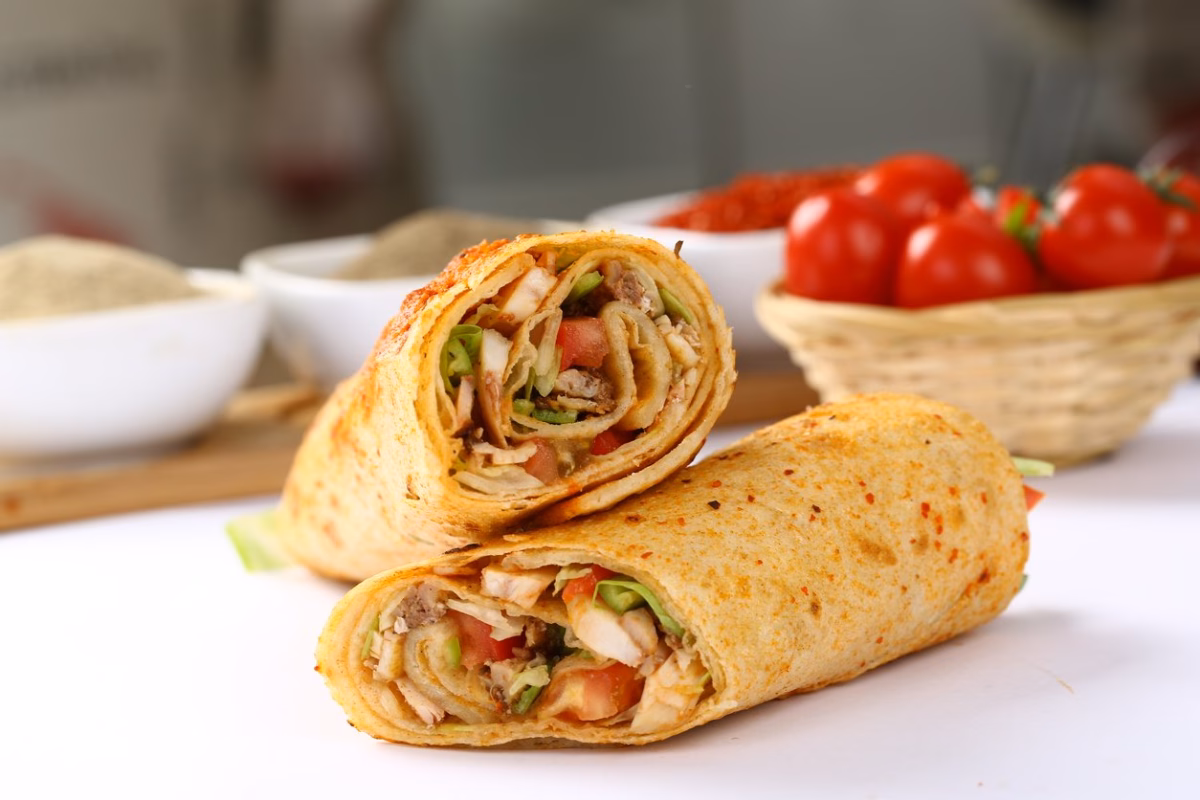 Wrap de Frango Desfiado com Guacamole Cremoso e Pimenta - ideia