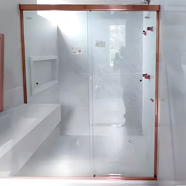 Box Refinado com Acabamento Rosê Gold - detalhe