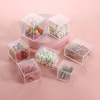 Caixinhas Minimalistas em Acrílico Transparente: A Simplicidade que Impressiona - ideia