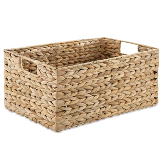 Organização com Estilo Usando Cestas de Fibra Natural - inspiração