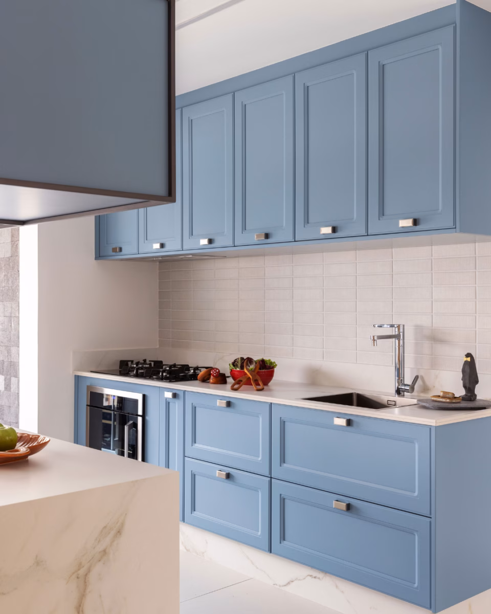 Azul Pastel e Cobre: Delicadeza e um Toque Glamour - inspiração