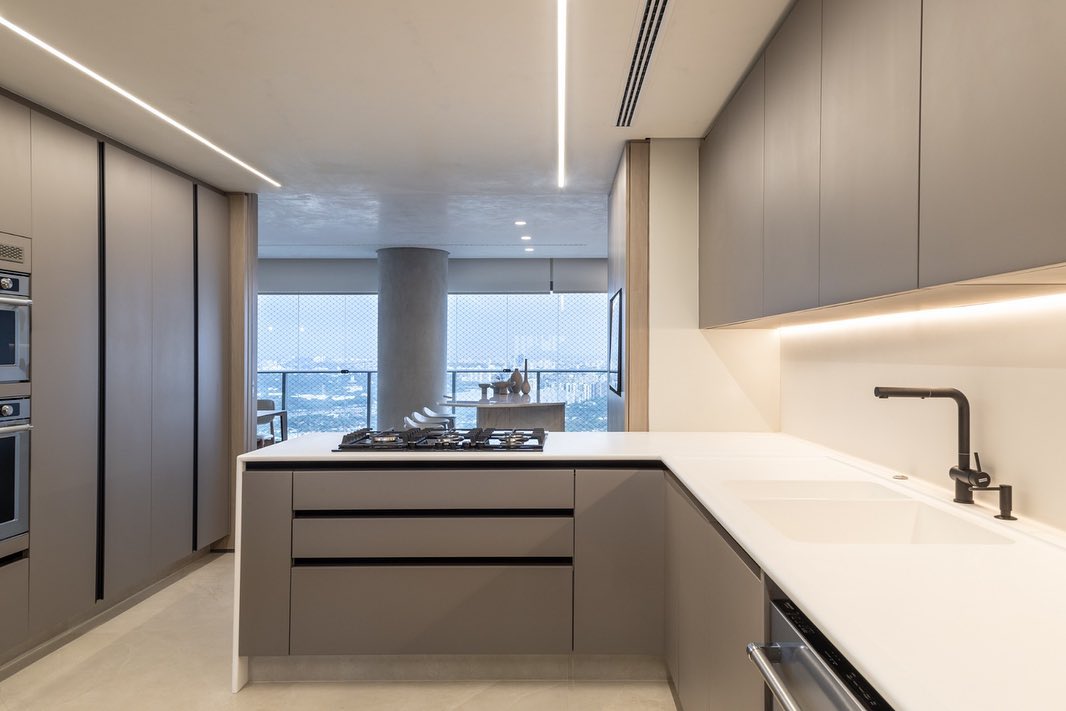 Totalmente Cinza: Minimalismo Elegante - ideia