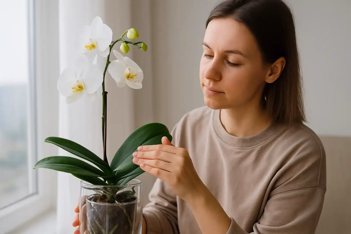 Orquídeas Preservadas em Cúpulas de Vidro: Beleza Duradoura - detalhe