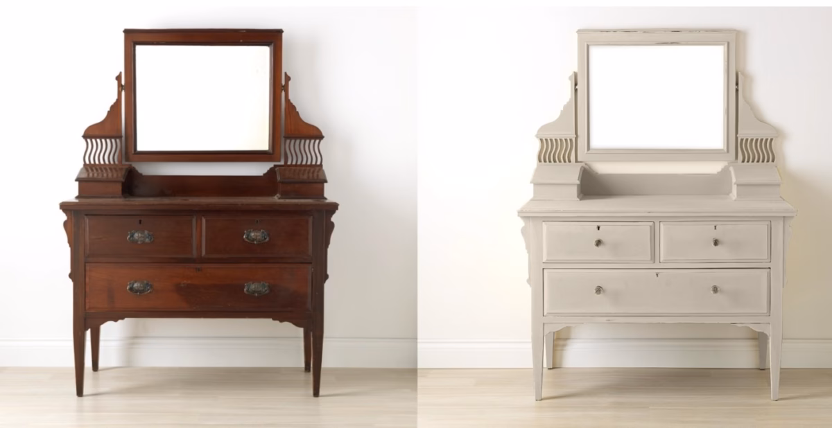 Pintura com Chalk Paint: Estilo Vintage e Sofisticação Sem Gastar Muito - ideia