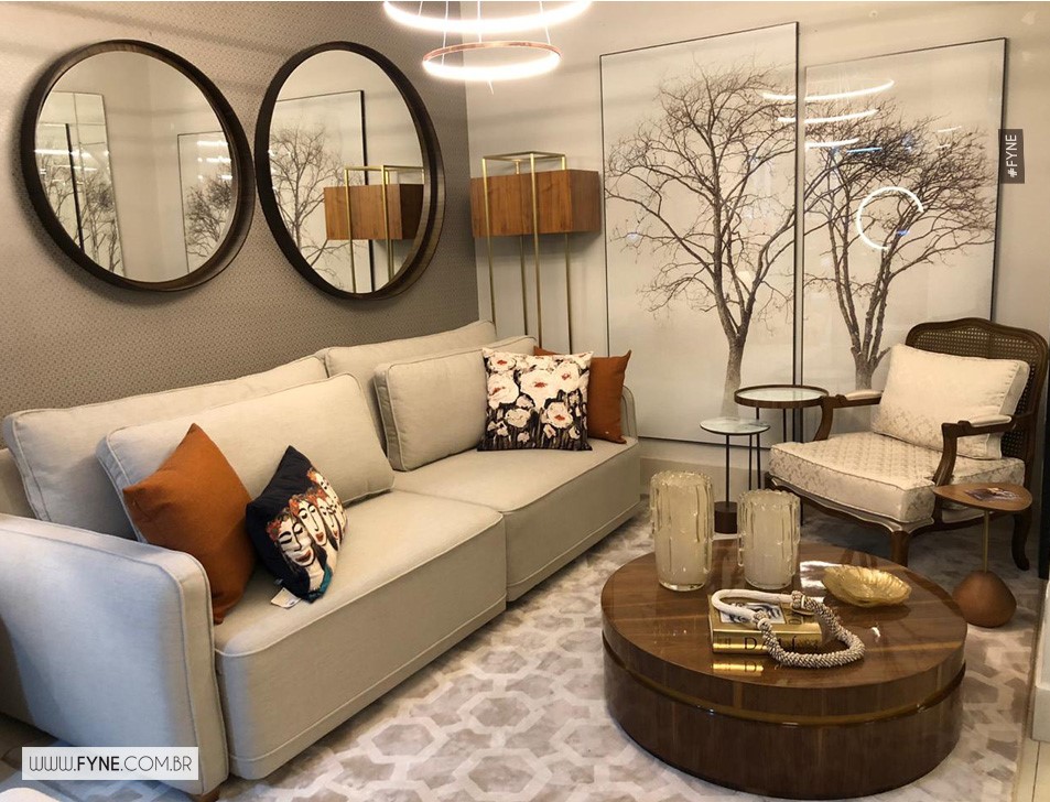 Composição com Espelhos: Ampliando e Iluminando com Estilo - detalhe