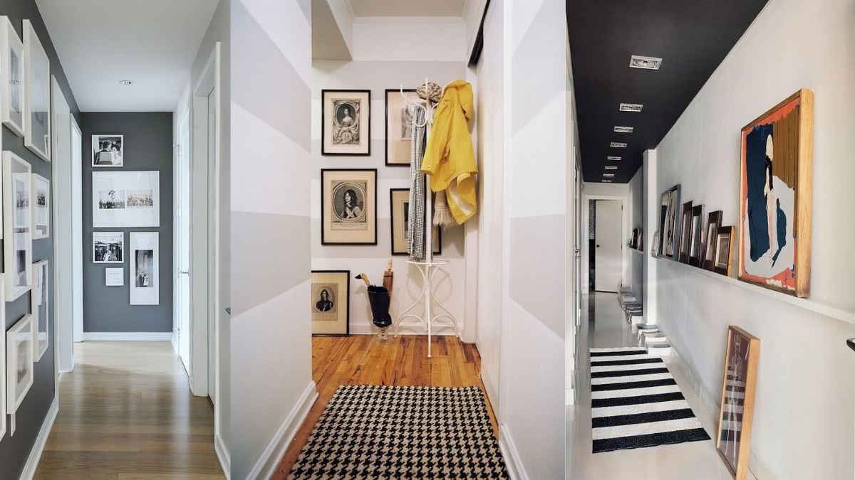 Toque Artístico: Corredor com Pintura Chalk Paint - inspiração