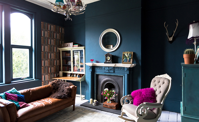 Toque Retrô: Cores Vibrantes e Móveis Vintage - ideia