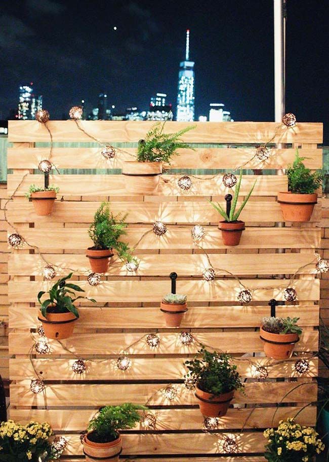 Com Decoração Rústica de Paletes - inspiração