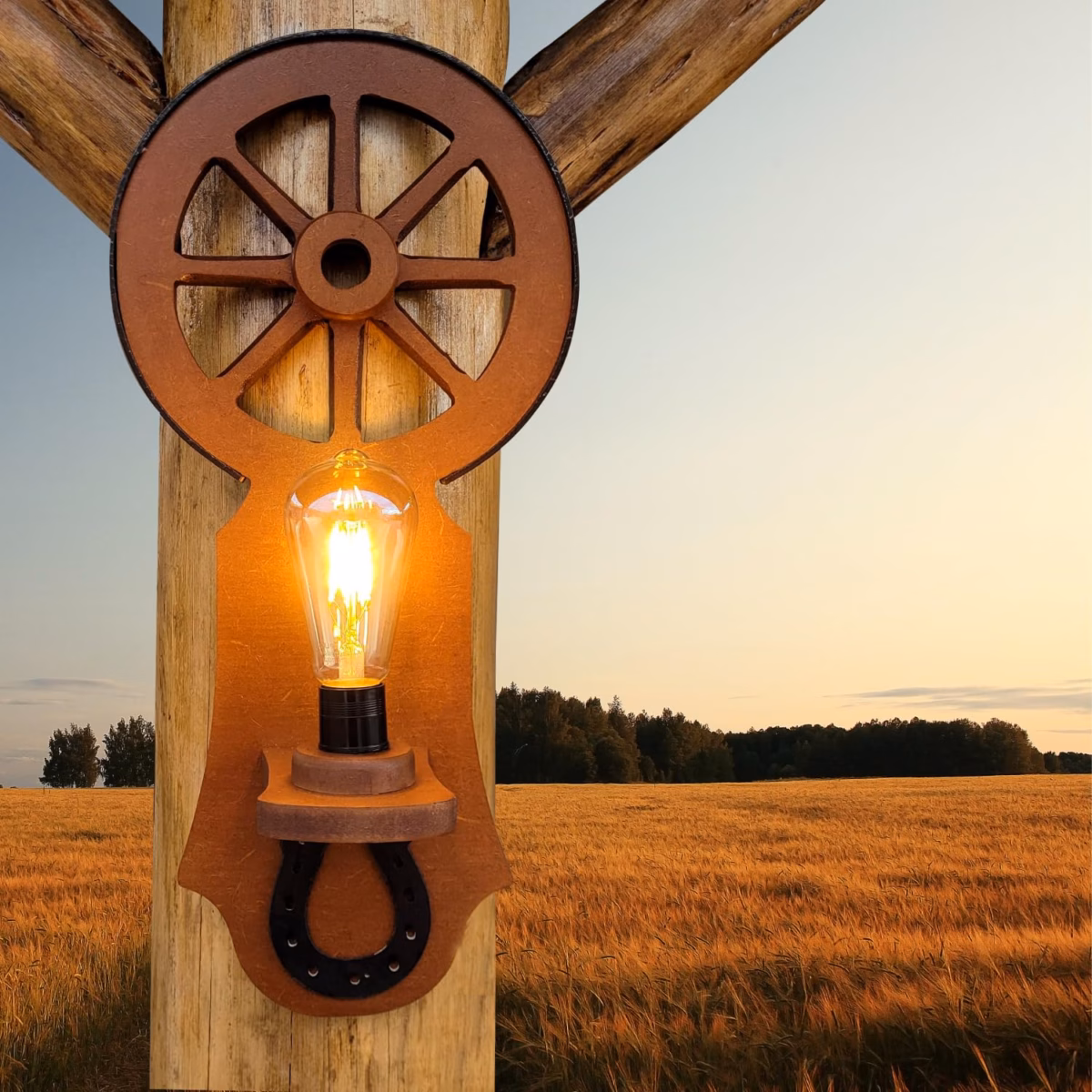 Arandelas Rústicas na Parede: Aconchego e Estilo - inspiração