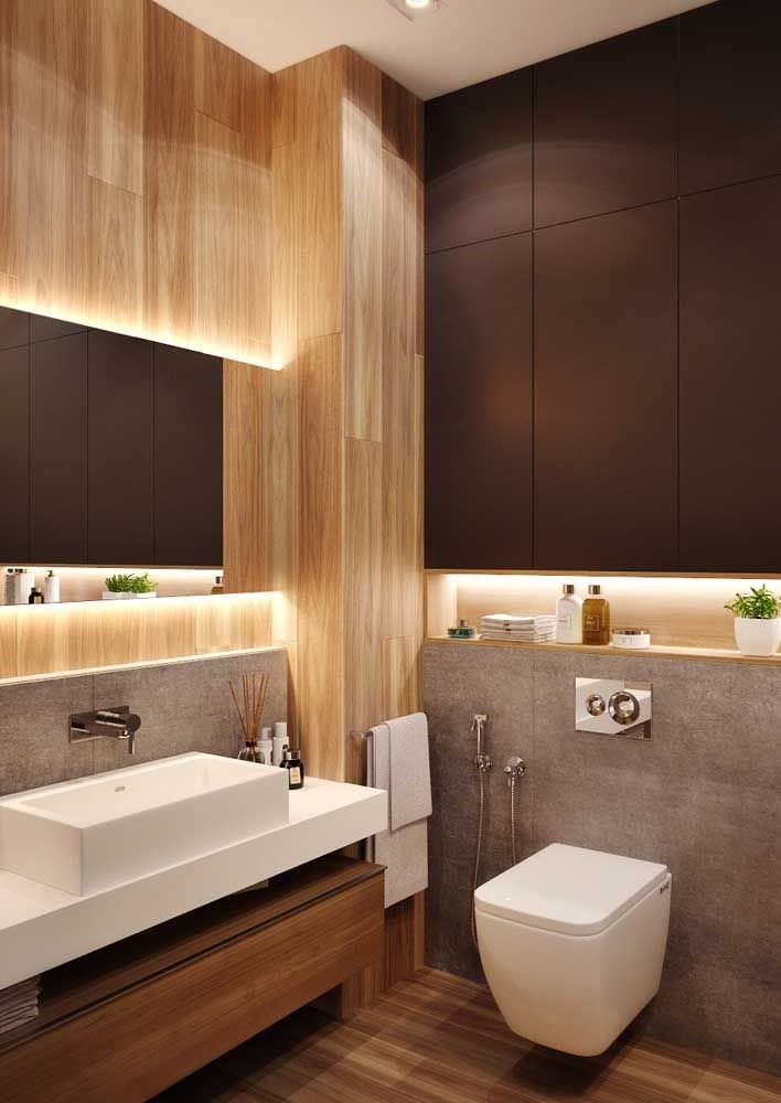 Cantinho Relaxante: Spots Embutidos no Box para um Banho Aconchegante - inspiração