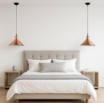 Luminária Pendente de Cobre: Elegância Industrial - ideia