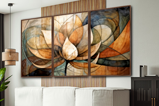 Paredes Cheias de Vida com Quadros e Posters - detalhe