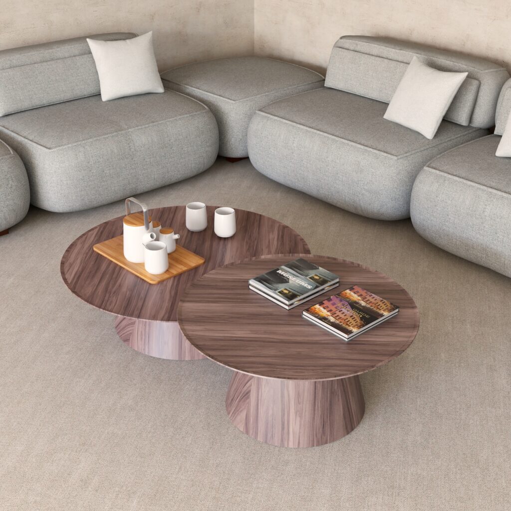 Mesa de Centro de Canto: Otimizando Cada Espaço - inspiração