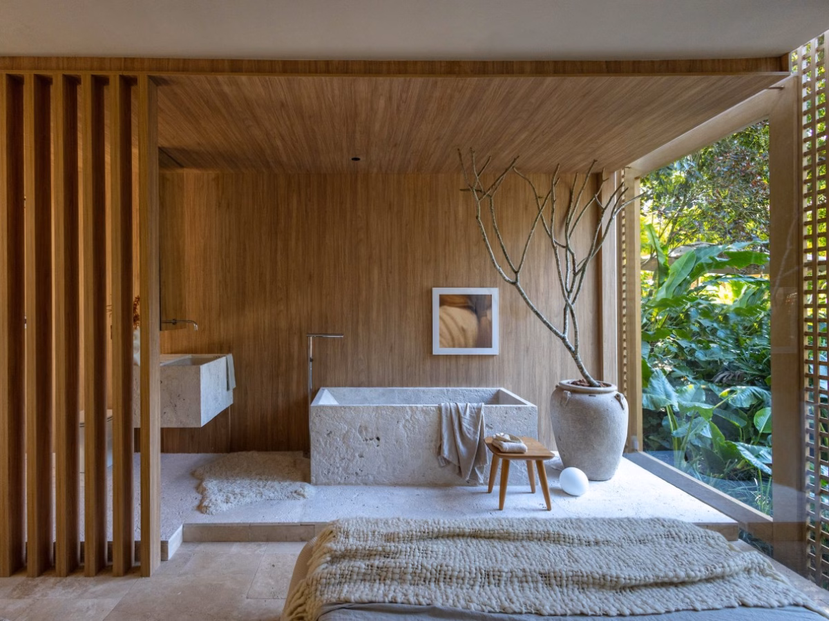 Muxarabi de Bambu: Leveza e Toque Tropical - ideia