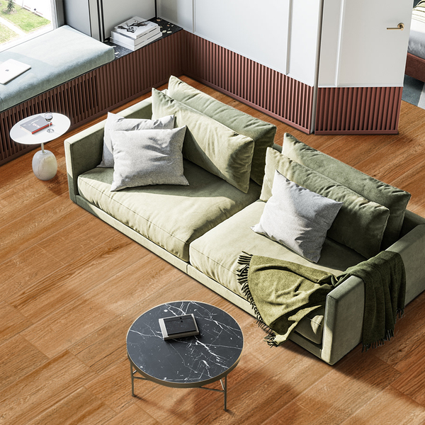 Porcelanato de madeira clara: ambientes ...