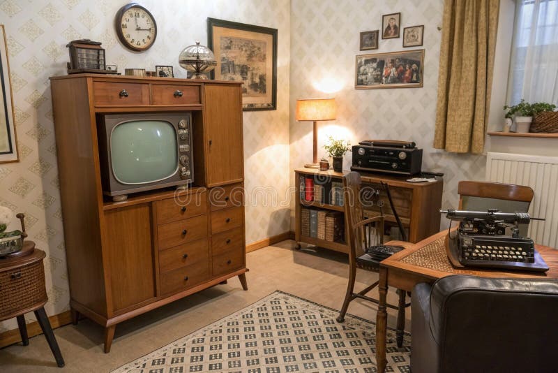 Com Rádio Antigo como Peça Central - detalhe