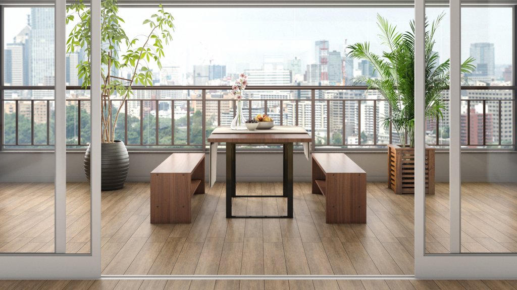 Integrada ao Living com Piso Nivelado - inspiração