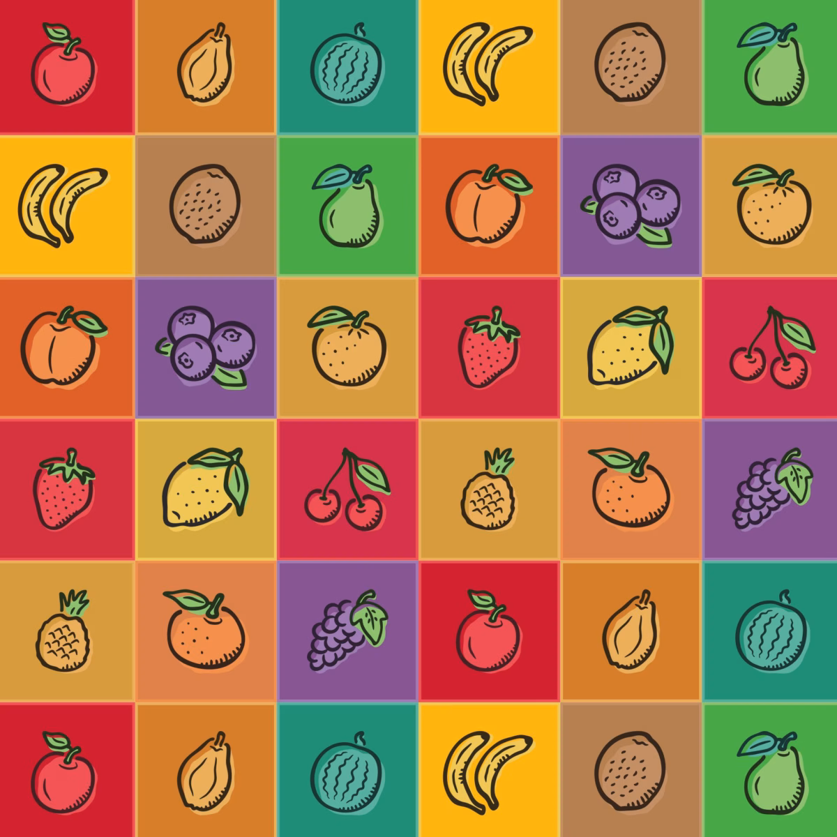 Adesivos com Temática de Alimentos: Frutas, Legumes e Utensílios para um Toque Gastronômico - detalhe