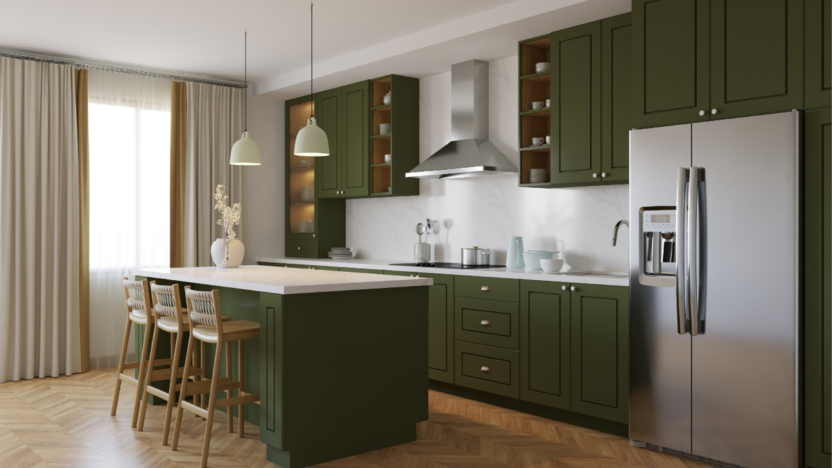 armário de cozinha pequeno - inspiração 8