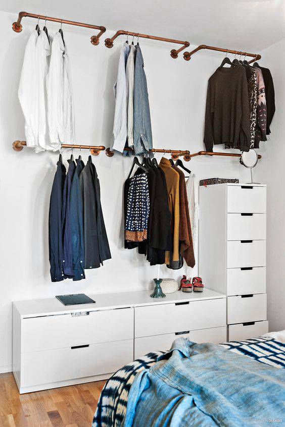 DIY Criativo: Closet de Cano de PVC Super Original - ideia