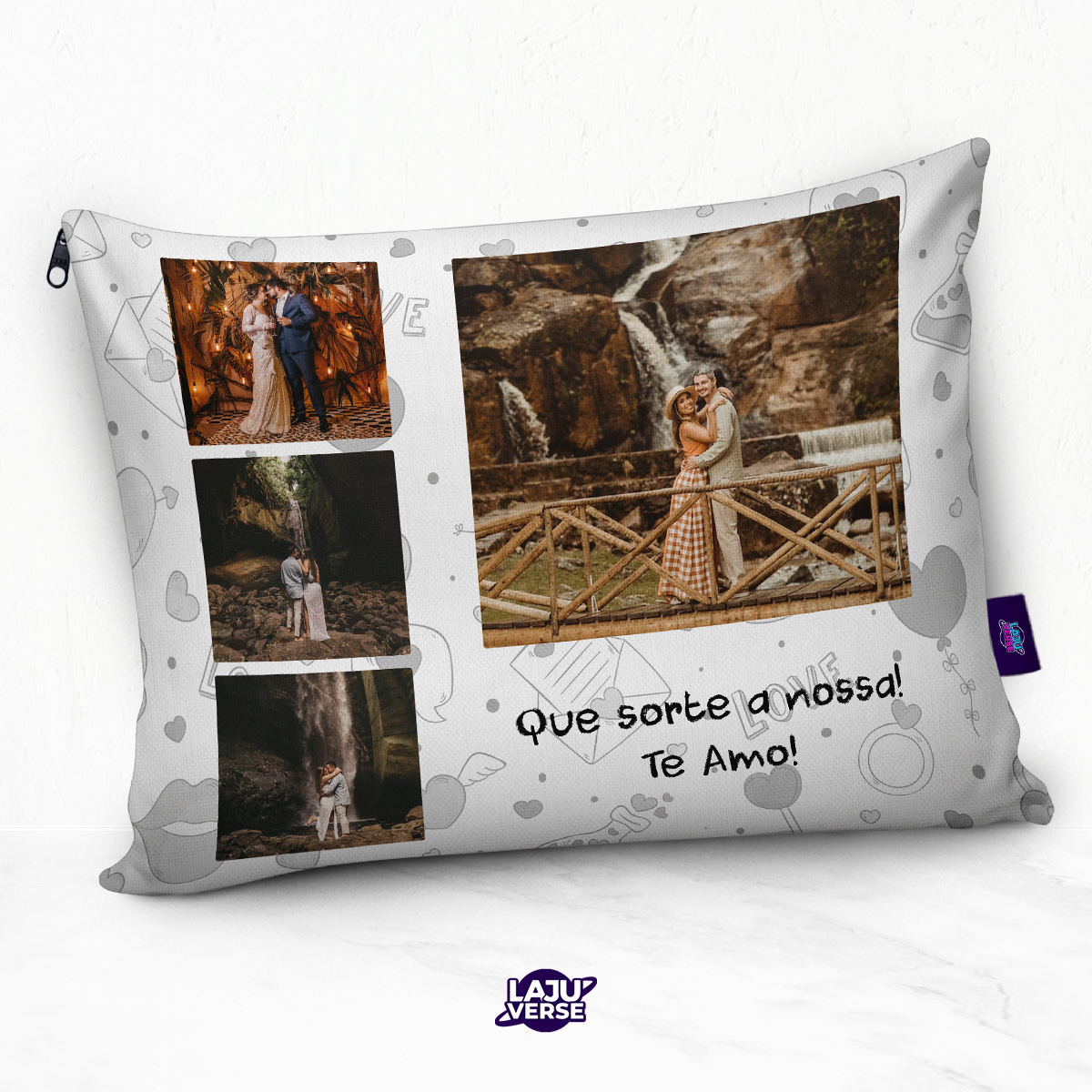 Almofadas com Fotos Transferidas: Recordações em Tecido - inspiração