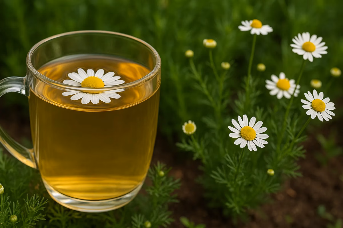 Chá de Camomila Frio: O Tônico Suave que Fortalece e Protege - inspiração