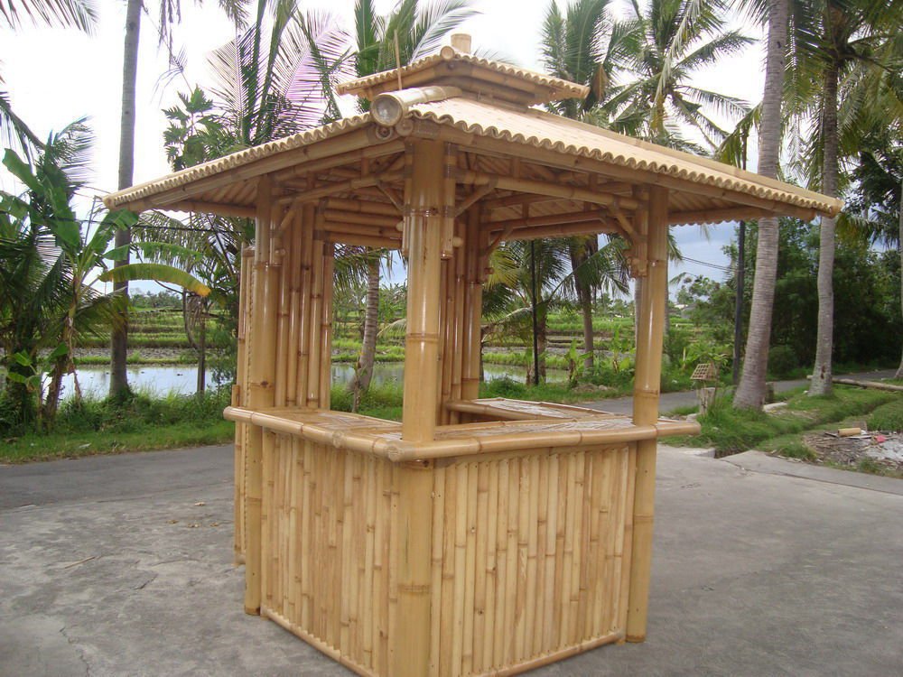 Quiosque de Bambu e Detalhes Naturais: Tropical e Relaxante - detalhe