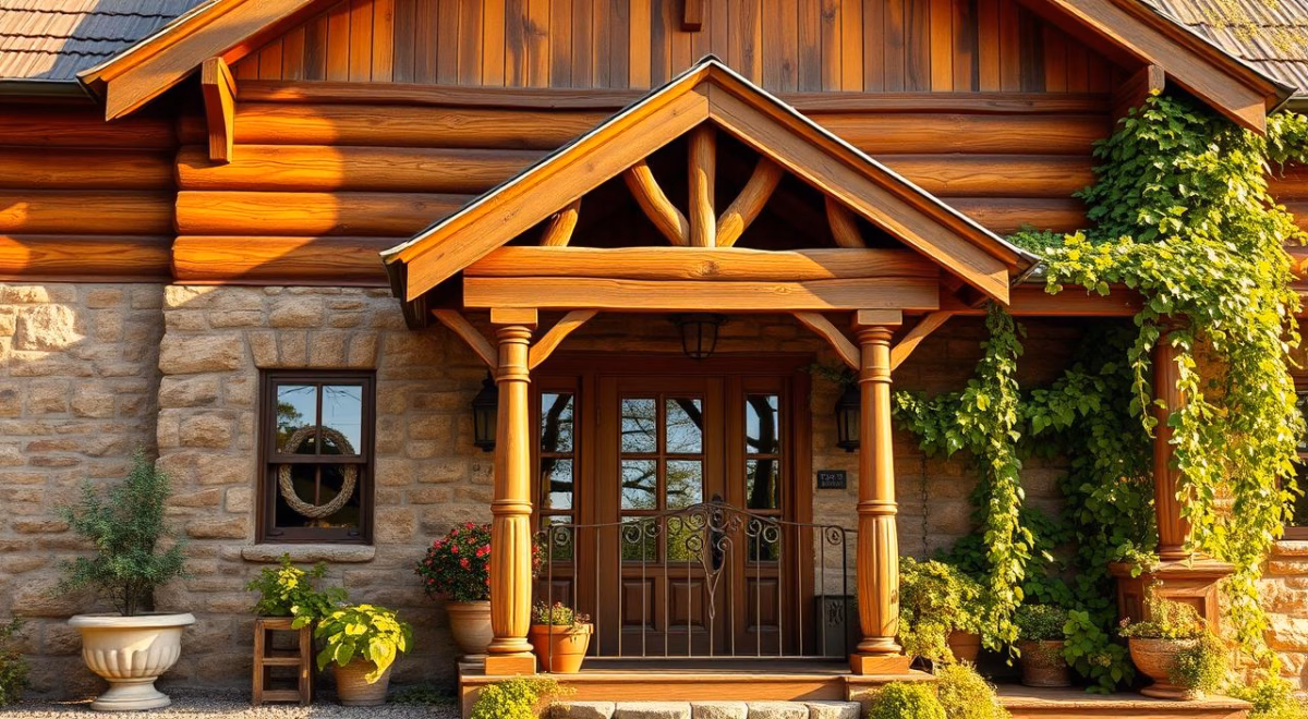 Com Toque Rústico: Revestimentos Naturais e Cores Terrosas para Acolher - detalhe