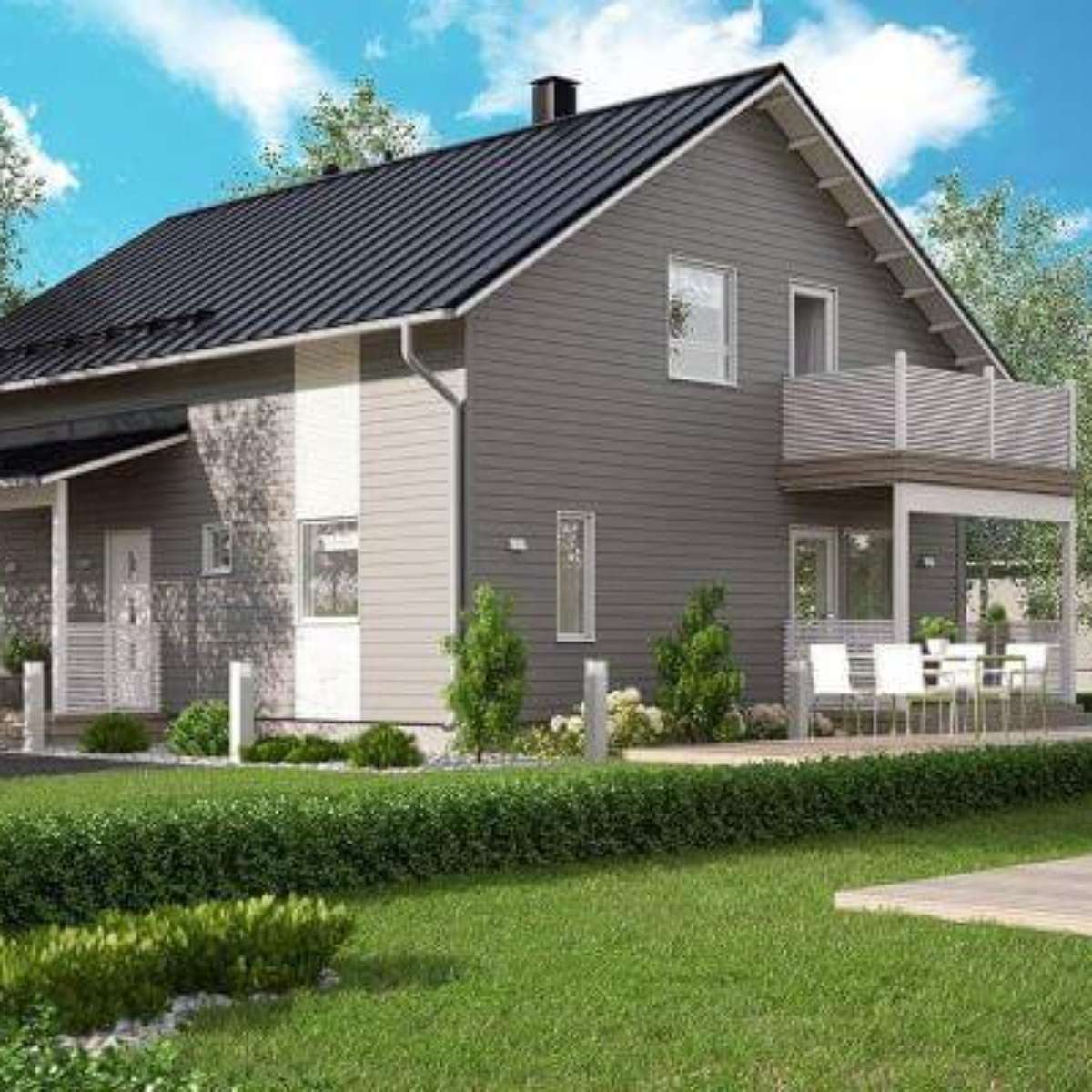 Modernidade Urbana: Cinzas e Geométricos para um Visual Contemporâneo - detalhe